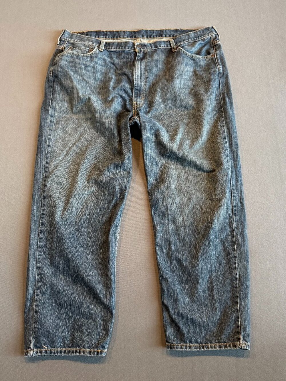 Levi's 550 Relaxed Fit Jeans 100% Cotton Medium Wash 48x30